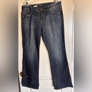 KUT From The Kloth Women's Size 16 Natalie High Rise Bootcut Blue Jeans dark